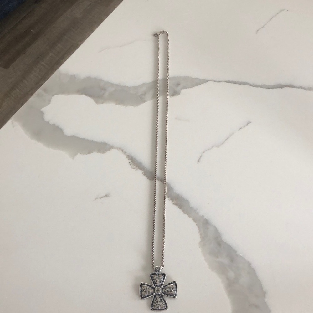 Sterling Silver 32” Silpada Cross